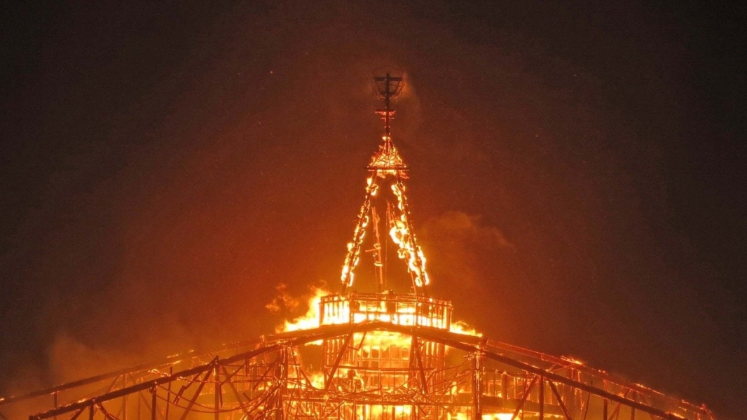 The Burning Buddha Man